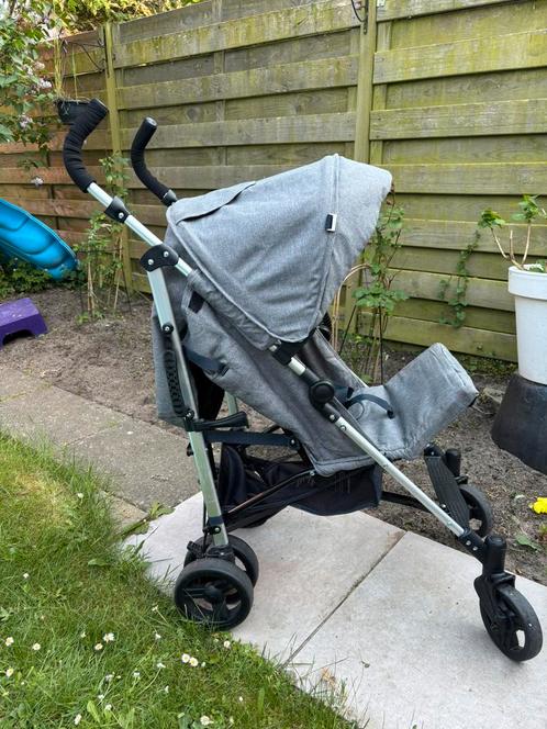 Prénatal Plus buggy Grey, Kinderen en Baby's, Buggy's, Gebruikt, Overige merken, Verstelbare rugleuning, Zonnekap, Ophalen