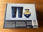 Cadeauset Versace Dylan Blue, eau de parfum, body lotion, dg, Ophalen of Verzenden, Nieuw