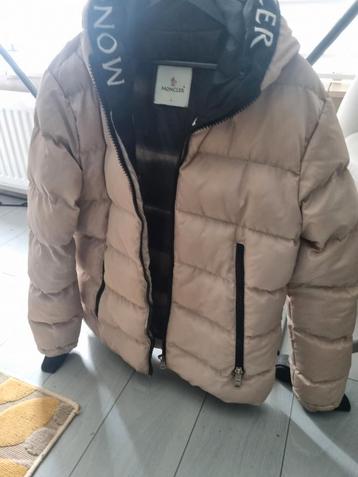 Moncler Winterjas Heren Beige Maat L beschikbaar voor biedingen