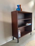 Midcentury vintage teak (boeken)kastje, Ophalen, Gebruikt, 100 tot 150 cm, 50 tot 100 cm