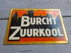 Burcht Zuurkool Reclamebord - Vintage metalen Borden, Antiek en Kunst, Ophalen of Verzenden