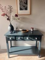 Petrol dressoir met unieke knoppen, Ophalen, Gebruikt, 100 tot 150 cm, Met lade(s)