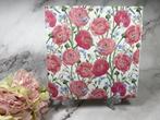 Tete a tete knutsel servetten roze / blauwe bloemen 311, Verzenden, Nieuw, Materiaal