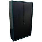 Lensvelt Roldeurkast Zwart Groen Staal 196 x 120 x 45
