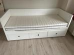 IKEA Hemnes Bedbank 80x200, Ophalen, Gebruikt, Eenpersoons, Wit