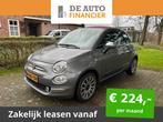 Fiat 500C 1.2 Lounge! Navi! Led! 38dkm! € 13.500,00, Auto's, Fiat, Nieuw, Origineel Nederlands, Zilver of Grijs, Emergency brake assist