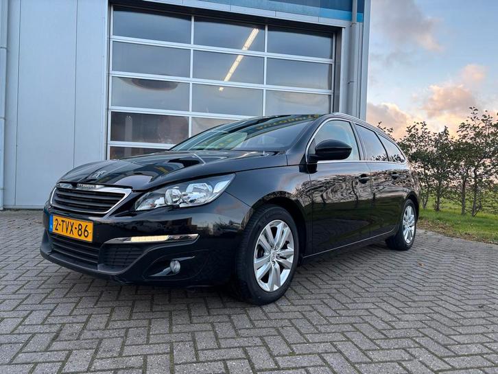 Peugeot 308 1.6 E-hdi 88 KW SW 2014 Zwart, Auto's, Peugeot, Particulier, ABS, Airbags, Airconditioning, Alarm, Bluetooth, Boordcomputer