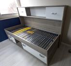 Slaapkamer Pep Beter Bed met ombouw, Ophalen, 85 tot 100 cm, Gebruikt, Hoogslaper of Stapelbed