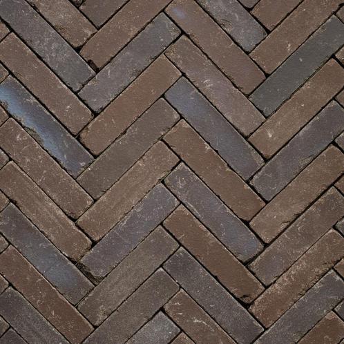 Restant 7m2 Doris uwf60 Gebakken waaltjes waalformaat, Tuin en Terras, Tegels en Klinkers, Nieuw, Klinkers, Keramiek, 5 tot 10 m²