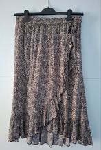 Leuke zomerrok in zwart/ecru motief Cotton Club maat L 40/42, Kleding | Dames, Rokken, Zwart, Maat 42/44 (L), Ophalen of Verzenden