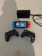 ZGAN nintendo Switch V2 nieuw model met extra’s, Ophalen of Verzenden, Zo goed als nieuw, Met 2 controllers, Switch 2019 Upgrade