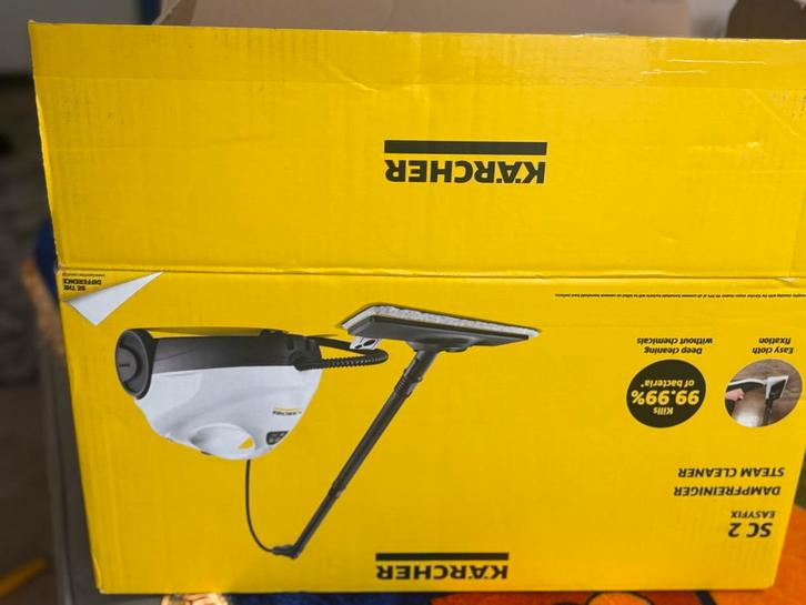 Kärcher SC 2 EasyFix Stoomreiniger - Nieuwstaat!, Witgoed en Apparatuur, Stoomapparaten, Zo goed als nieuw, Stoomreiniger, Ophalen of Verzenden