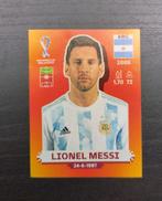 Lionel Messi - Panini WK 2022 Sticker, Ophalen of Verzenden, Nieuw, Buitenlandse clubs, Spelerskaart