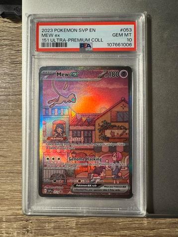 PSA 10 Mew ex (SVP EN #053) – 151 Ultra-Premium Collection beschikbaar voor biedingen