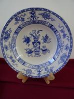 Antiek bord Potiche blauw/wit Societé Ceramique, Antiek en Kunst, Antiek | Servies los, Ophalen of Verzenden