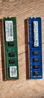 2x 8GB  DIMM DDR3 PC3L 12800U in dual channel mode bruikbaar, Computers en Software, RAM geheugen, Ophalen of Verzenden, Zo goed als nieuw