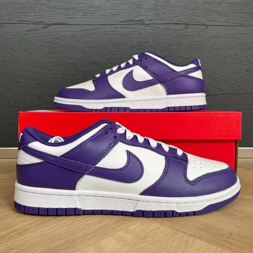 Nike Dunk Low Championship Court Purple maat 41 NIEUW, Kleding | Heren, Schoenen, Nieuw, Overige kleuren, Ophalen of Verzenden