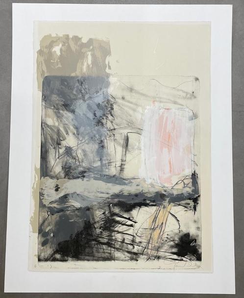 Bruggelings zeefdruk van Gerard Dekker genummerd, Antiek en Kunst, Kunst | Litho's en Zeefdrukken, Ophalen of Verzenden