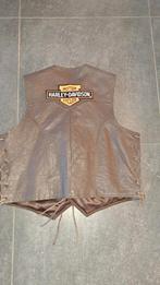 Bruin Leren motorvest Harley Davidson, Ophalen, Heren, Jas | leer, Harley Davidson