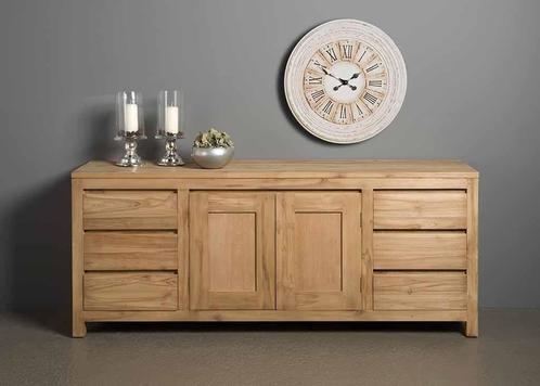 *ACTIE* Dressoir Corona Teak Hout Gratis Bezorging (6), Huis en Inrichting, Kasten | Dressoirs, Nieuw, 150 tot 200 cm, 25 tot 50 cm