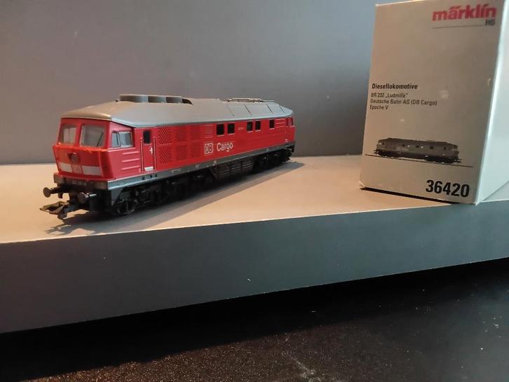 Märklin 36420 digitale BR232 Ludmilla DB CARGO, Hobby en Vrije tijd, Modeltreinen | H0, Zo goed als nieuw, Locomotief, Wisselstroom