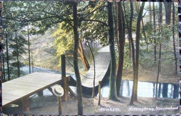 ansichtkaart Arnhem e/o nr. 29 - Kettingbrug Roozendaal beschikbaar voor biedingen
