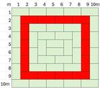 Judomatten 2x1 m rood en groen, Ophalen, Gebruikt, Vechtsportbescherming, Judo