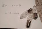3 Reserve lampjes kerstverlichting 8 volt 5 watt, Ophalen of Verzenden