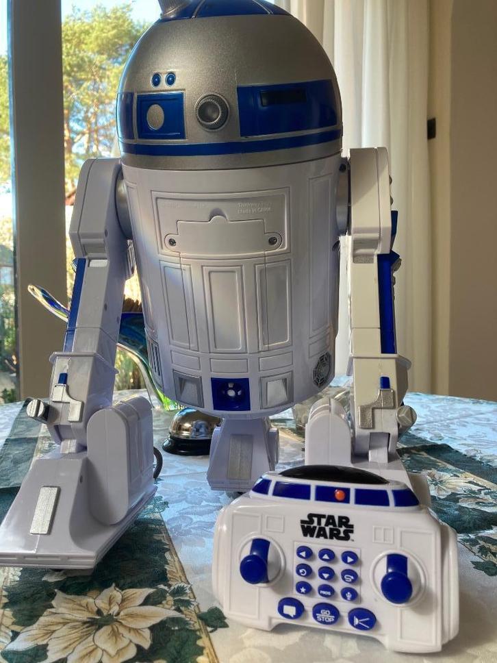 R2D2  In goede werkende staat . 45 CM groot, Verzamelen, Star Wars, Gebruikt, Actiefiguurtje, Ophalen of Verzenden