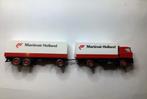 Martinair Holland Truck met Aanhanger - Modelauto, Hobby en Vrije tijd, Modelauto's | 1:87, Ophalen of Verzenden, Nieuw, Wiking