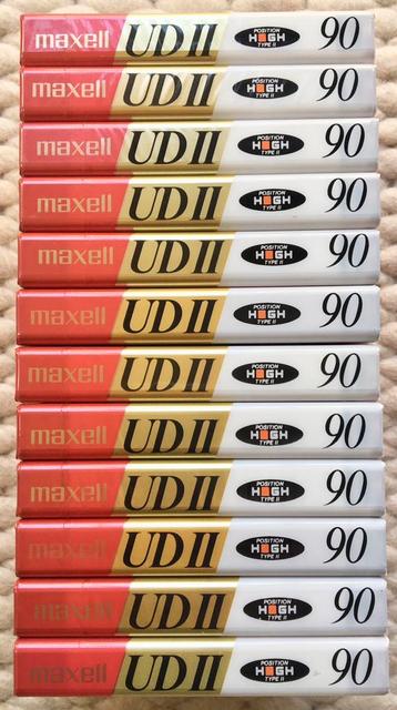 NOS Maxell UDII90 NIEUW cassettebandjes UDII-90 UDII 90 OVP beschikbaar voor biedingen