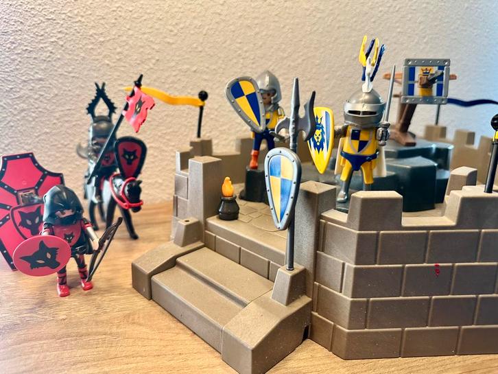 Playmobil Ridderset met burcht, Kinderen en Baby's, Speelgoed | Playmobil, Gebruikt, Complete set, Ophalen of Verzenden