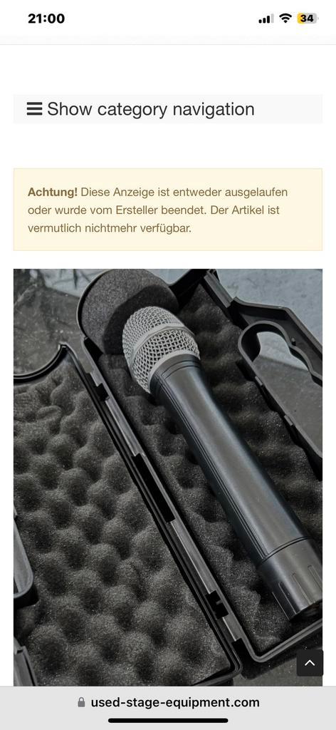 Gevraagd t bone draadloze mic set met deze capsule ., Muziek en Instrumenten, Microfoons, Zo goed als nieuw, Ophalen of Verzenden