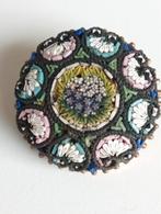 Millefiori broche (Florence), gemerkt achterop, Sieraden, Tassen en Uiterlijk, Broches, Ophalen, Overige materialen, Gebruikt