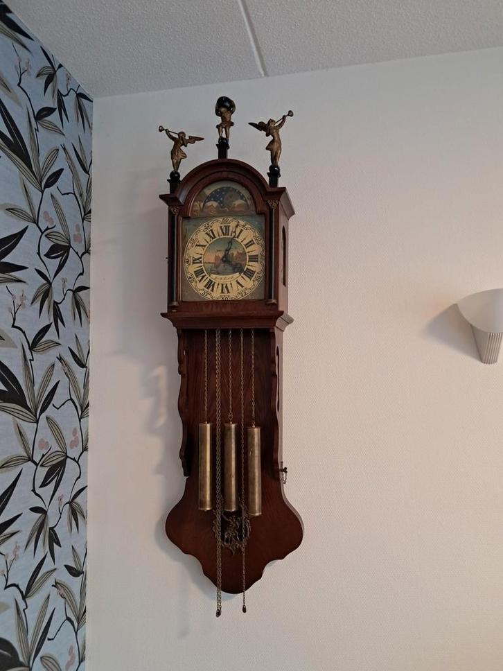 Antieke Friese Staartklok, Antiek en Kunst, Antiek | Klokken, Ophalen of Verzenden