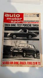 Auto motor und sport mei 1967 porsche 911 Targa, Ophalen of Verzenden, Gelezen, Porsche