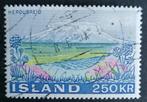 IJSLAND - landschappen 1972, Postzegels en Munten, IJsland, Ophalen of Verzenden, Gestempeld