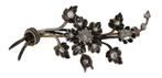 12 diamanten fraaie 14k gouden broche antiek bloem tak dames