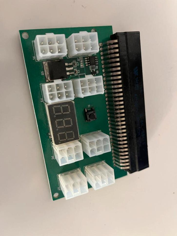 Breakout Board 12v voor Mining PSU's common slot, Computers en Software, Interne voedingen, Nieuw, Verzenden