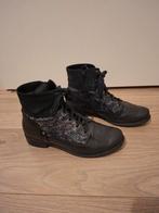 Verhulst Dames Laarzen Maat 6, Breedtemaat K, Zwart, Lage of Enkellaarzen, Verhulst, Ophalen of Verzenden