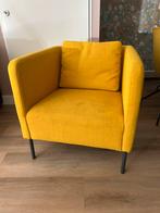 Ikea fauteuil Ekerö geel stevig, Ophalen, Gebruikt, Minder dan 75 cm, Stof