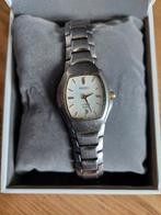 seiko quarts dameshorloge waterdicht, Sieraden, Tassen en Uiterlijk, Horloges | Dames, Gebruikt, Staal, Ophalen of Verzenden, Seiko