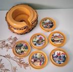 Houten Onderzetters Set - Handgemaakt & Uniek, Ophalen of Verzenden, Nieuw, Glas of Kopje