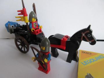 6022 Kasteelsetje, Horse Cart, Lion Knights met boekje 1984. beschikbaar voor biedingen