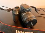 Mooie camera Canon EOS 1000D + 18-55mm lens, Audio, Tv en Foto, Fotocamera's Digitaal, Gebruikt, Spiegelreflex, Canon, 10 Megapixel