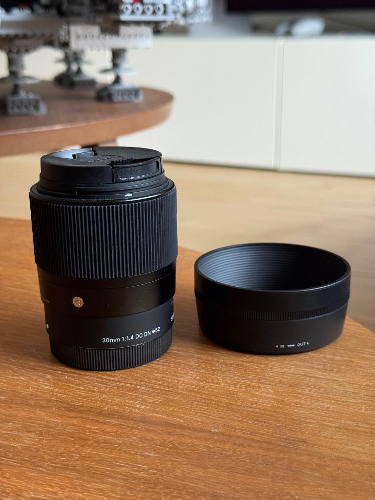 Sigma 30mm 1.4 Sony E, Audio, Tv en Foto, Fotografie | Lenzen en Objectieven, Ophalen, Gebruikt, Standaardlens