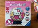 Hello Kitty 3D Puzzelbal Ravensburger 240 Stukjes, Ophalen of Verzenden, Meer dan 50 stukjes, Gebruikt, 6 jaar of ouder