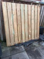 1 schutting met afdekplank en antreciet betonpaal, Ophalen, 1 tot 2 meter, Minder dan 3 meter, Zo goed als nieuw