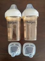 Hegen fles 240ml en spenen (maat 2 en 3), Kinderen en Baby's, Ophalen of Verzenden, Zo goed als nieuw, Overige typen