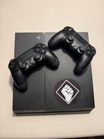 Playstation 4 + 2 controllers en 3 games, Ophalen of Verzenden, Zo goed als nieuw, Met 2 controllers, Original
